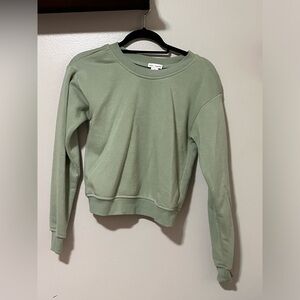 Green Better Together Cropped Crewneck